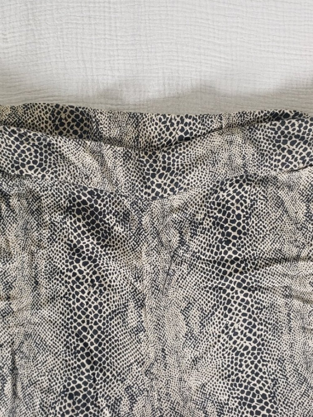 Jessica Simpson 2X Wide Leg Pants Animal Print Pull On Flowy - Picture 7 of 7